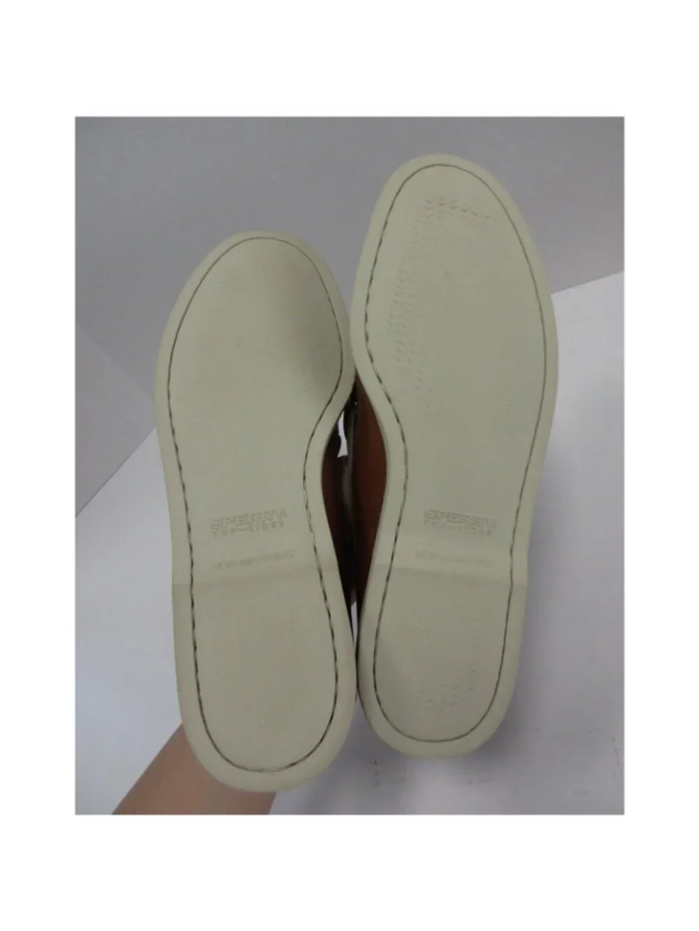 Sperry Top Sider Boat Shoes 11M Gold Cup A/O 2-Eye Leather Slip On NEW